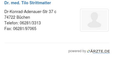 strittmatter breitling buchen|Dr. med. Strittmatter .